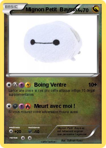 Pokemon Mignon Petit  Baymax