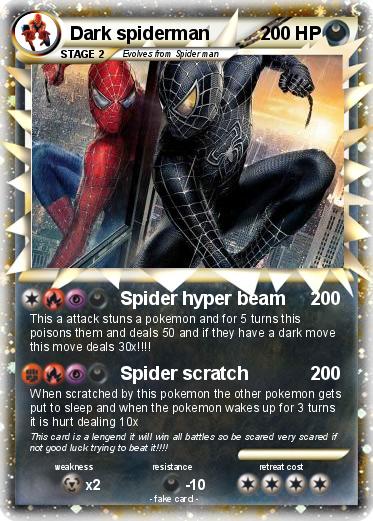 Pokemon Dark spiderman