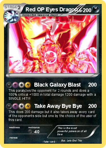 Pokemon Red OP Eyes Dragon