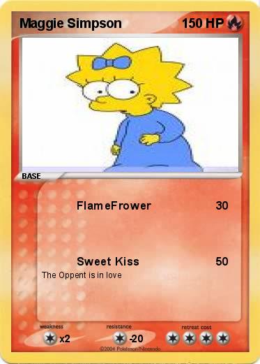 Pokemon Maggie Simpson