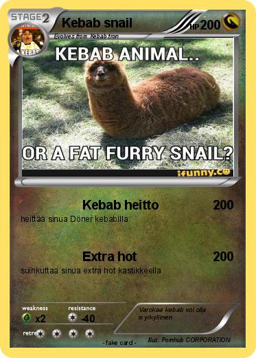 Pokemon Kebab snail