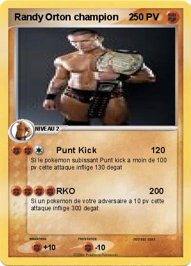 Pokemon Randy Orton champion    2