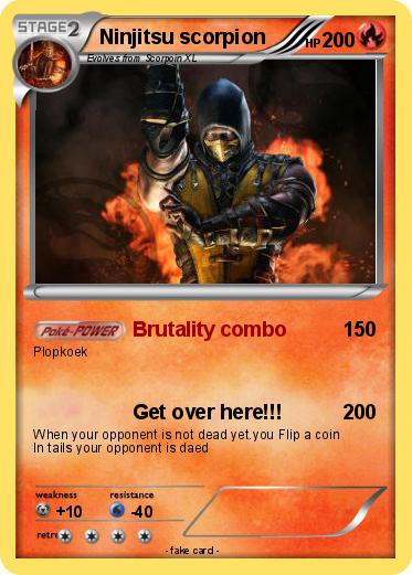 Pokemon Ninjitsu scorpion