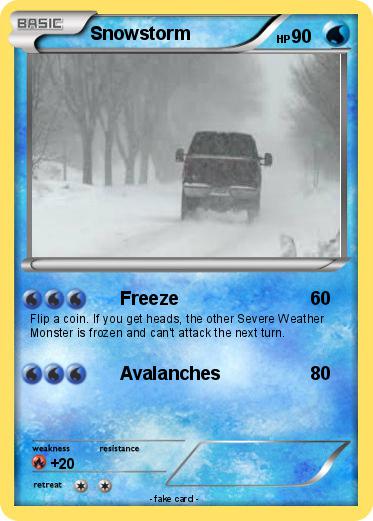 Pokemon Snowstorm