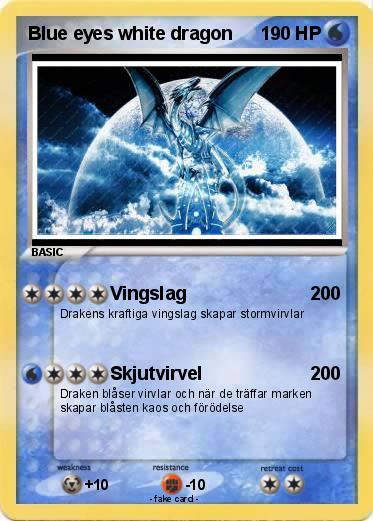 Pokemon Blue eyes white dragon