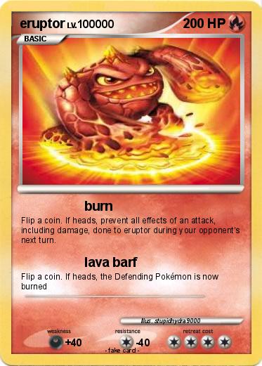 Pokemon eruptor