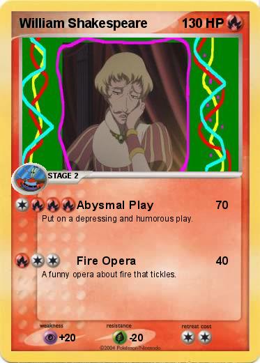 Pokemon William Shakespeare