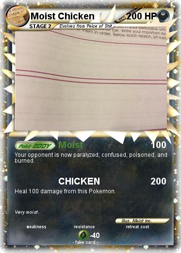 Pokemon Moist Chicken