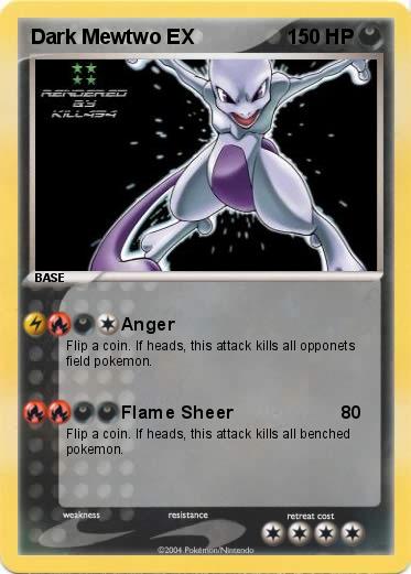 Pokemon Dark Mewtwo EX