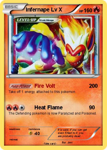 Pokemon Infernape Lv X
