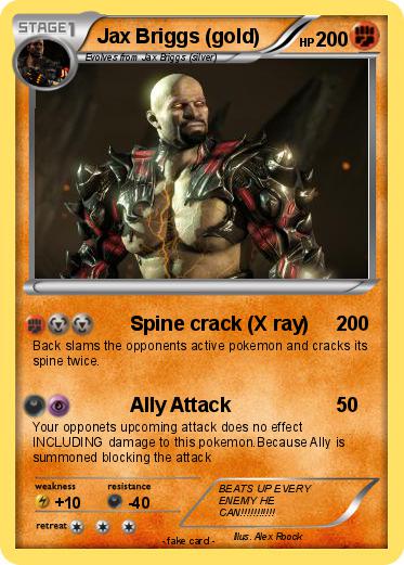 Pokemon Jax Briggs (gold)