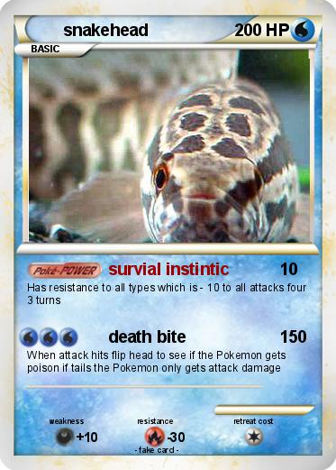 Pokemon snakehead