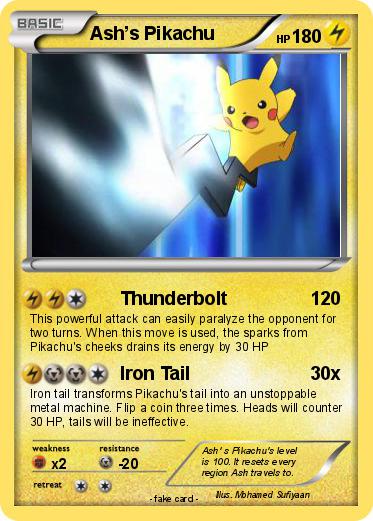 Pokemon Ash’s Pikachu