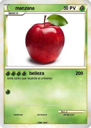 Pokemon manzana