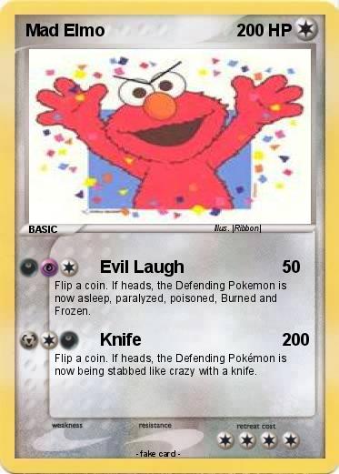 Pokemon Mad Elmo