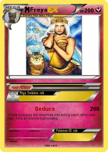 Pokémon Freya 26 26 Seduce My Pokemon Card