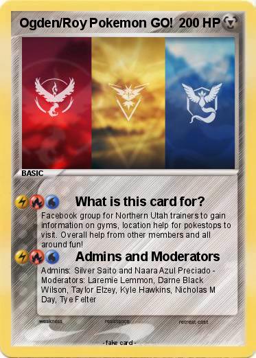 Pokemon Ogden/Roy Pokemon GO!