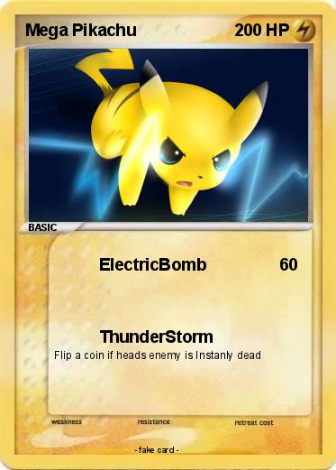 Pokemon Mega Pikachu