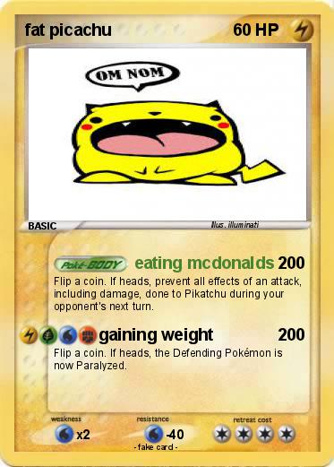 Pokemon fat picachu