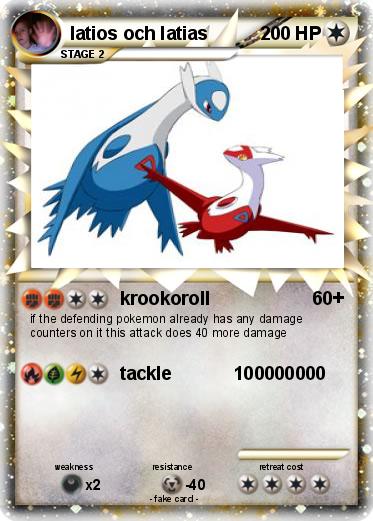 Pokemon latios och latias