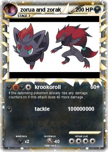 Pokemon zorua and zorak
