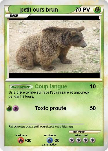 Pokemon petit ours brun