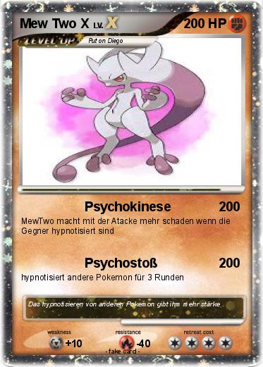Pokemon Mew Two X