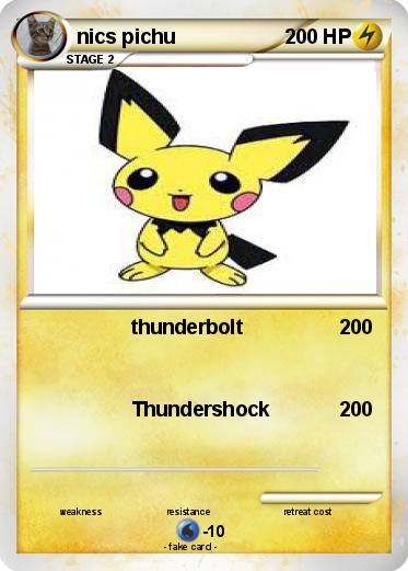 Pokemon nics pichu