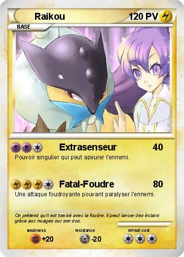Pokemon Raikou