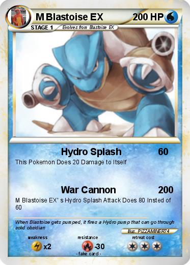 Pokemon M Blastoise EX