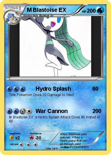 Pokemon M Blastoise EX