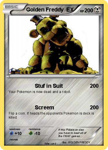 Pokemon Golden Freddy  EX