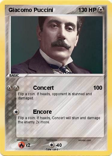Pokemon Giacomo Puccini