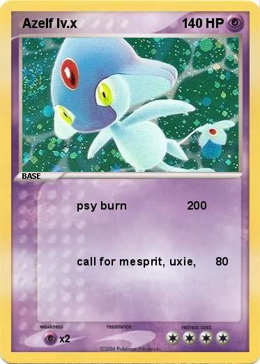 Pokemon  Azelf lv.x         