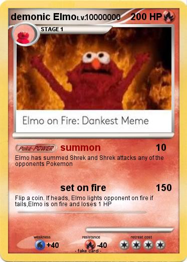 Pokemon demonic Elmo
