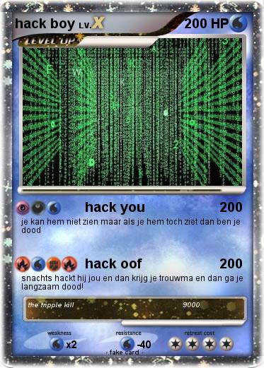Pokemon hack boy