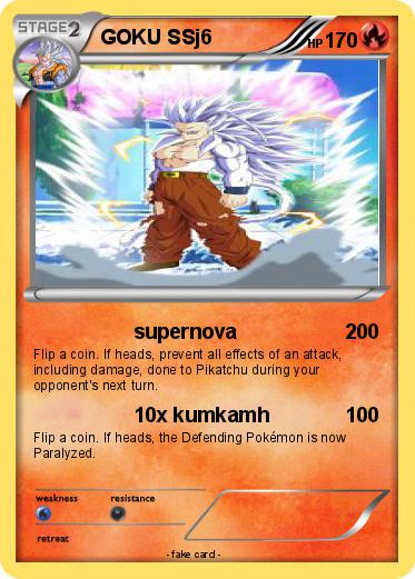 Pokemon GOKU SSj6