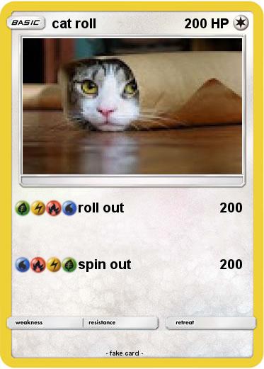 Pokemon cat roll