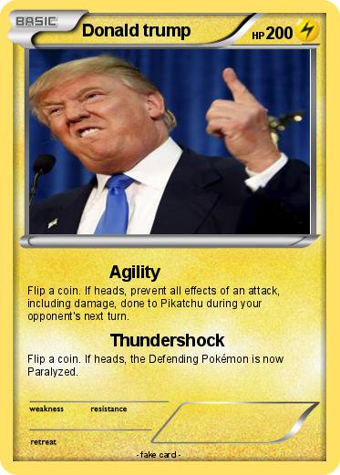Pokemon Donald trump