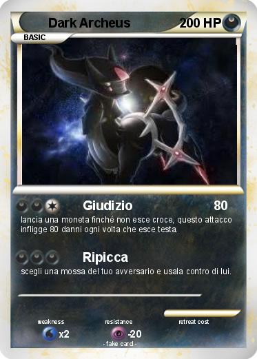 Pokemon Dark Archeus