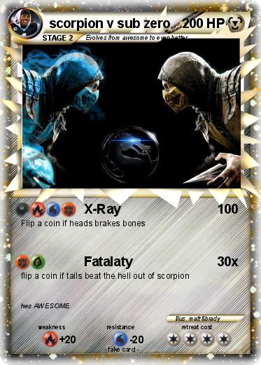 Pokemon scorpion v sub zero