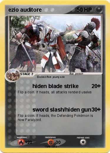 Pokemon ezio auditore