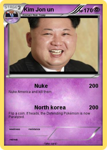 Pokemon Kim Jon un