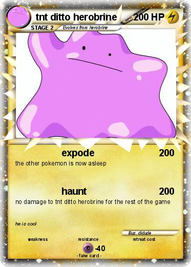 Pokemon tnt ditto herobrine