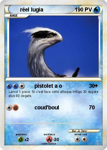 Pokemon réel lugia