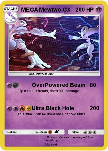Pokemon MEGA Mewtwo GX
