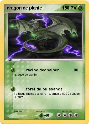Pokemon dragon de plante 