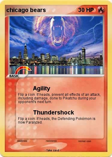 Pokemon chicago bears