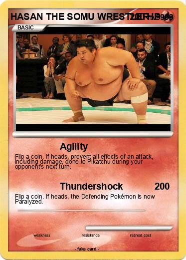 Pokemon HASAN THE SOMU WRESTLER