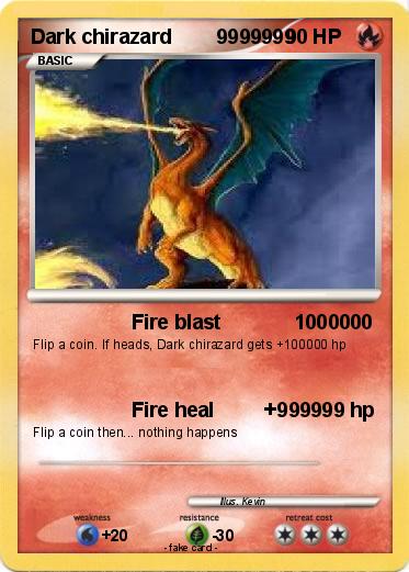Pokemon Dark chirazard        9999999